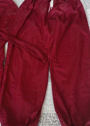 Bordo simli kaliteli çabuk kuruyan Haşema takımı - Görsel 9