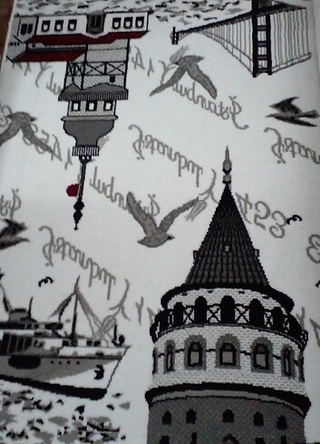 Farklı Ebatlarda istanbul desenli halılar - Görsel 6