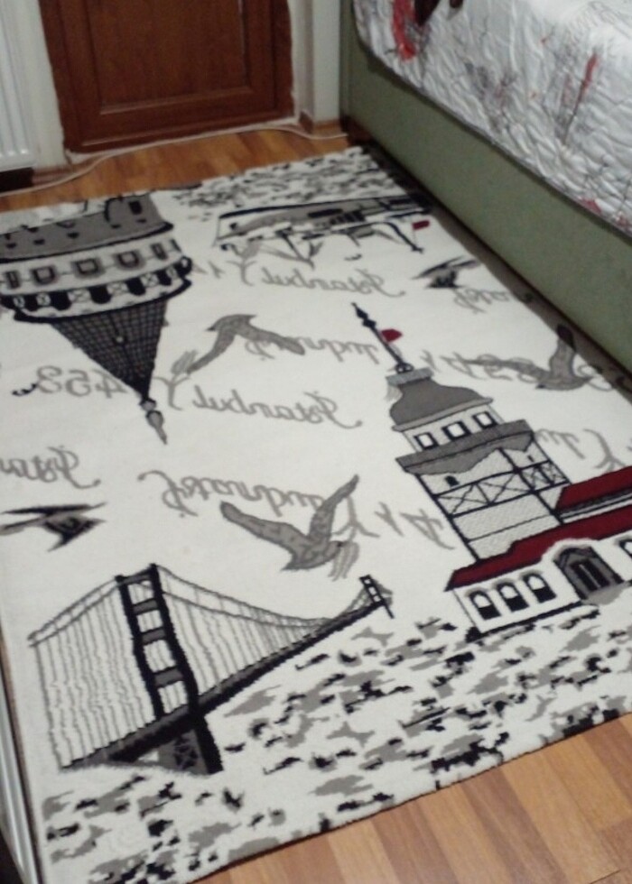 Farklı Ebatlarda istanbul desenli halılar - Görsel 4