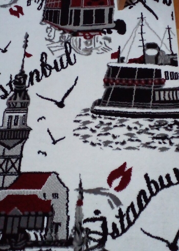 Farklı Ebatlarda istanbul desenli halılar - Görsel 5