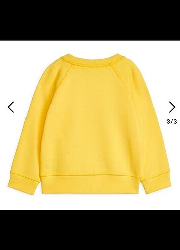 Sarı sweatshirt 