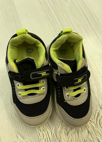 Sarı Gri Bağcıksız Erkek Çocuk Spor Ayakkabı