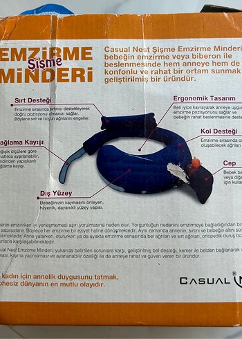 Beden Turkuaz Emzirme Minderi