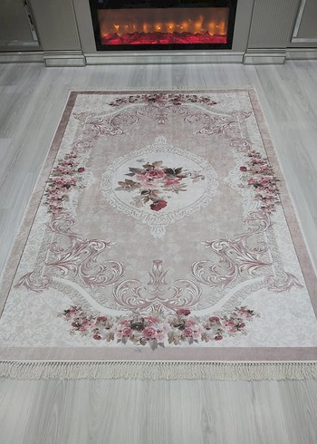 Diger Gri Soyut Desenli Modern Halı - Görsel 7