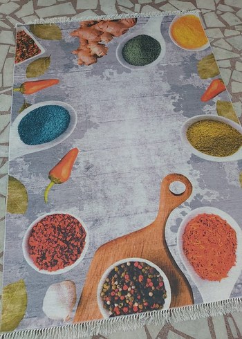 Diger Gri Soyut Desenli Modern Halı - Görsel 15