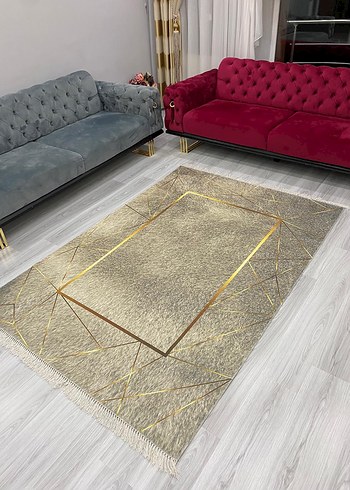 Diger Gri Soyut Desenli Modern Halı - Görsel 16