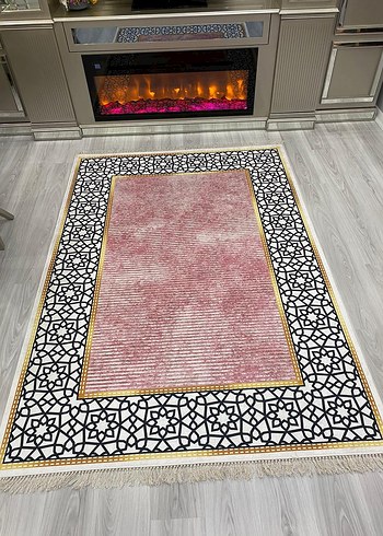 Diger Gri Soyut Desenli Modern Halı - Görsel 8