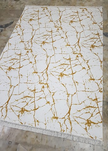 Diger Gri Soyut Desenli Modern Halı - Görsel 9