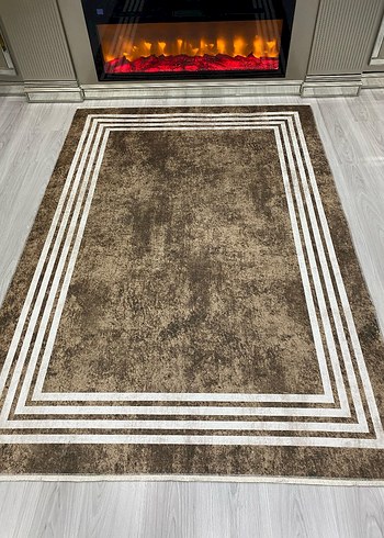 Diger Gri Soyut Desenli Modern Halı - Görsel 2