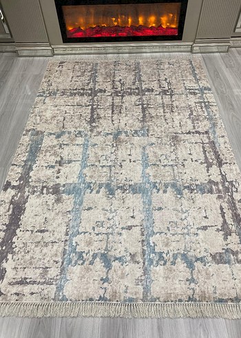 Diger Koyu Mavi Yılan Desenli Halı - Görsel 9