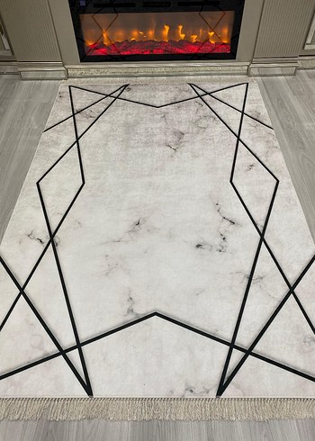 Diger Koyu Mavi Yılan Desenli Halı - Görsel 17