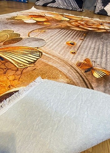 İSTEDİĞİNİZ ÖLÇÜDE 3 BOYUTLU KAYMAZ TABAN HALI  - Görsel 2