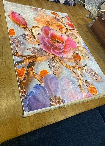 İSTEDİĞİNİZ ÖLÇÜDE 3 BOYUTLU KAYMAZ TABAN HALI  - Görsel 5