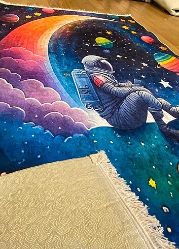 İSTEDİĞİNİZ ÖLÇÜDE 3 BOYUTLU KAYMAZ TABAN HALI  - Görsel 10