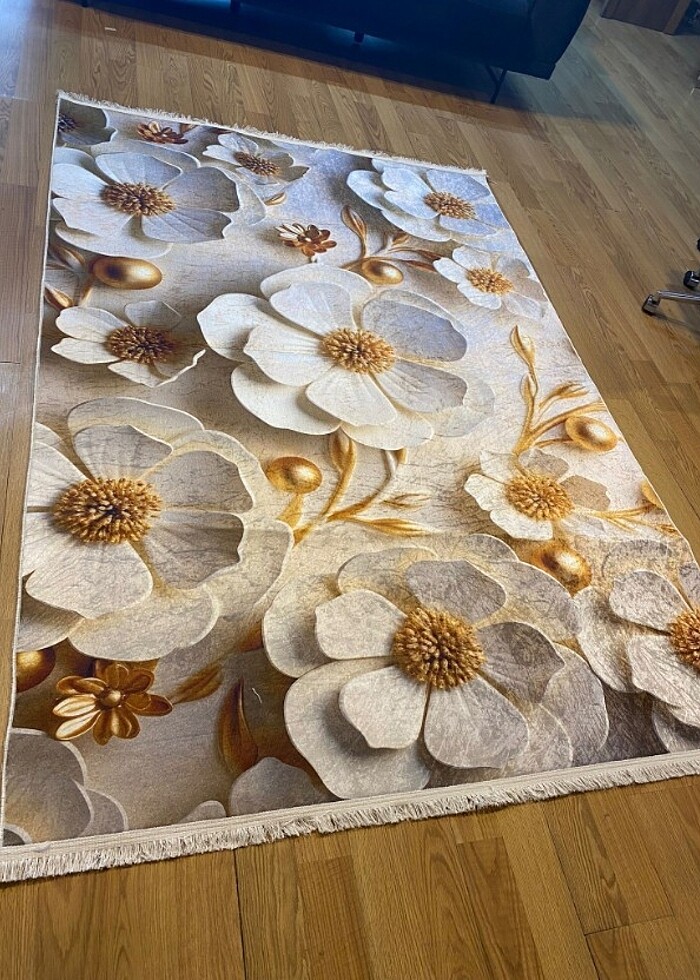 İSTEDİĞİNİZ ÖLÇÜDE 3 BOYUTLU KAYMAZ TABAN HALI  - Görsel 4