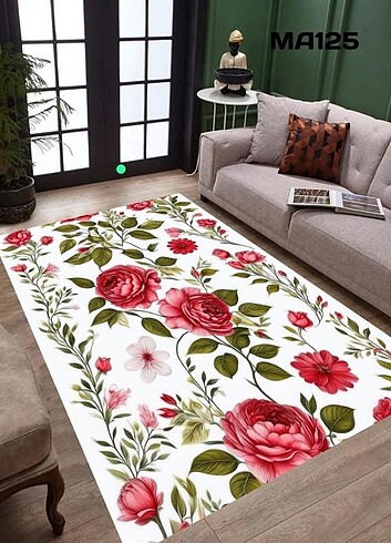 3 BOYUTLU KAYMAZ TABAN HALI BİRİNCİ KALİTE BASIM UYGUN FİYAT GAR - Görsel 8