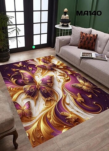 3 BOYUTLU KAYMAZ TABAN HALI BİRİNCİ KALİTE BASIM UYGUN FİYAT GAR - Görsel 9