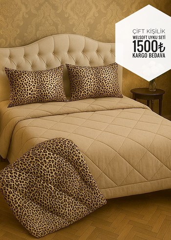 YORGAN WELSOFT ÇİFT KİŞİLİK UYKU SETİ 1500 tl kargo ücretsiz - Görsel 8