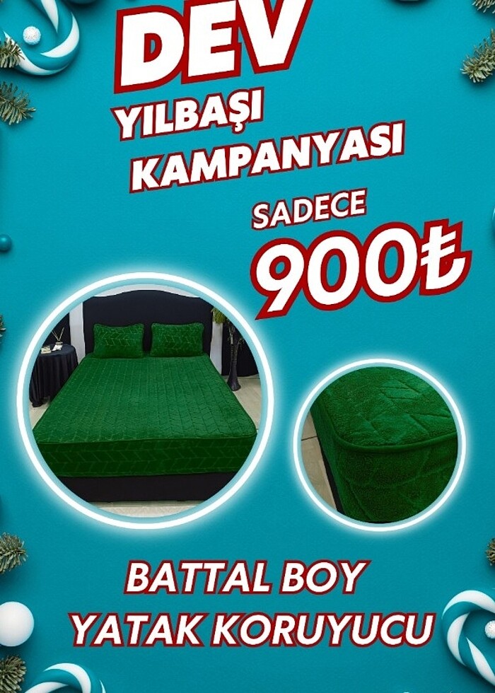 SICACIK WELSOFT YATAK KORUYUCU TEK ÇİFT BATTAL BOY KAÇMAZ FIRSAT - Görsel 4