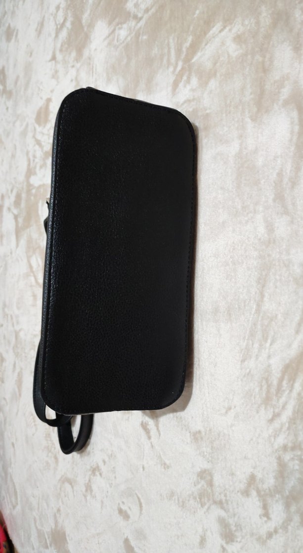 Siyah Deri Püsküllü Kadın Çanta - Görsel 2