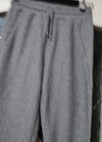 Gri Bol Kesim Kadın Eşofman Altı - Görsel 2