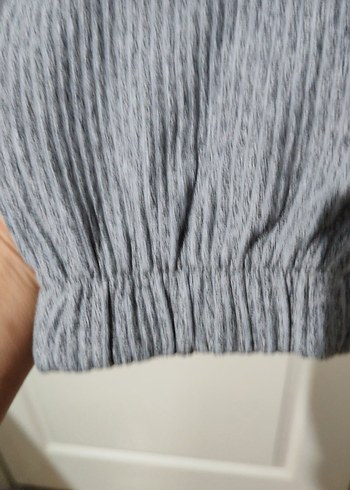 Gri Bol Kesim Kadın Eşofman Altı - Görsel 4