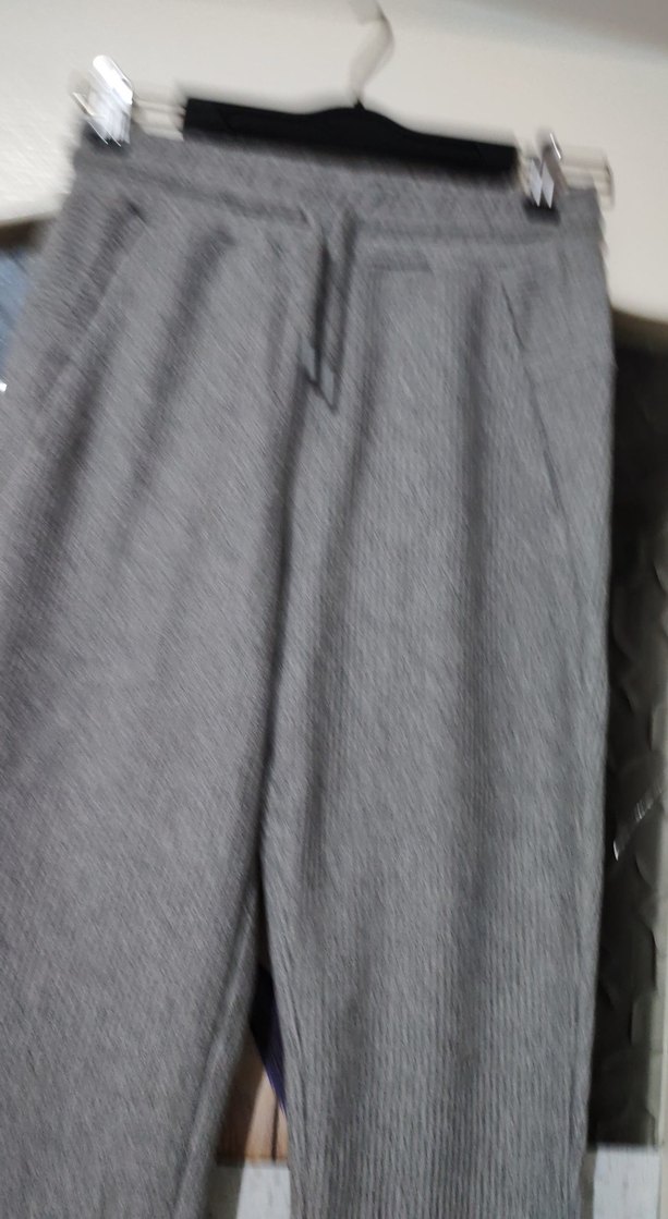 Gri Bol Kesim Kadın Eşofman Altı - Görsel 2