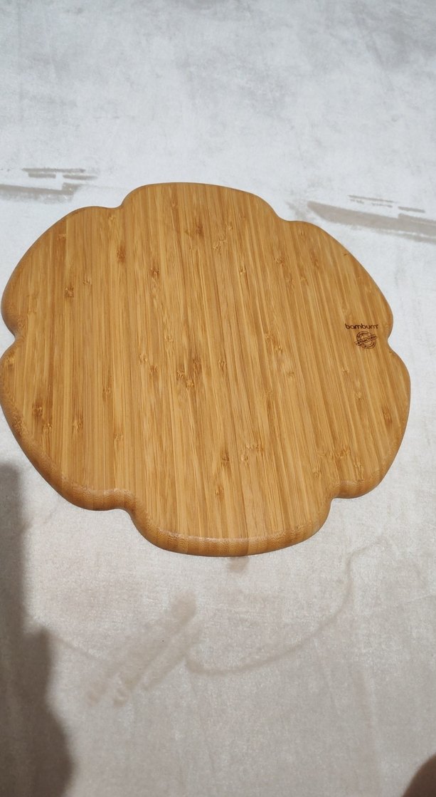 Bohem Tarzı Bej Ahşap Bölmeli Tabak - Görsel 4