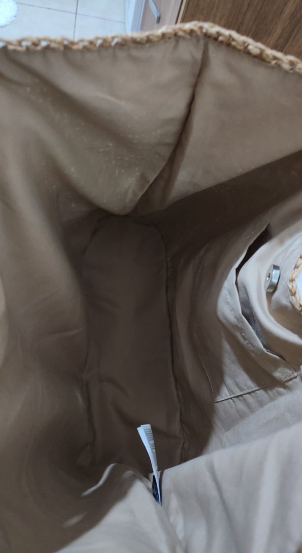 Bej Örgü Kadın Çanta - Görsel 3