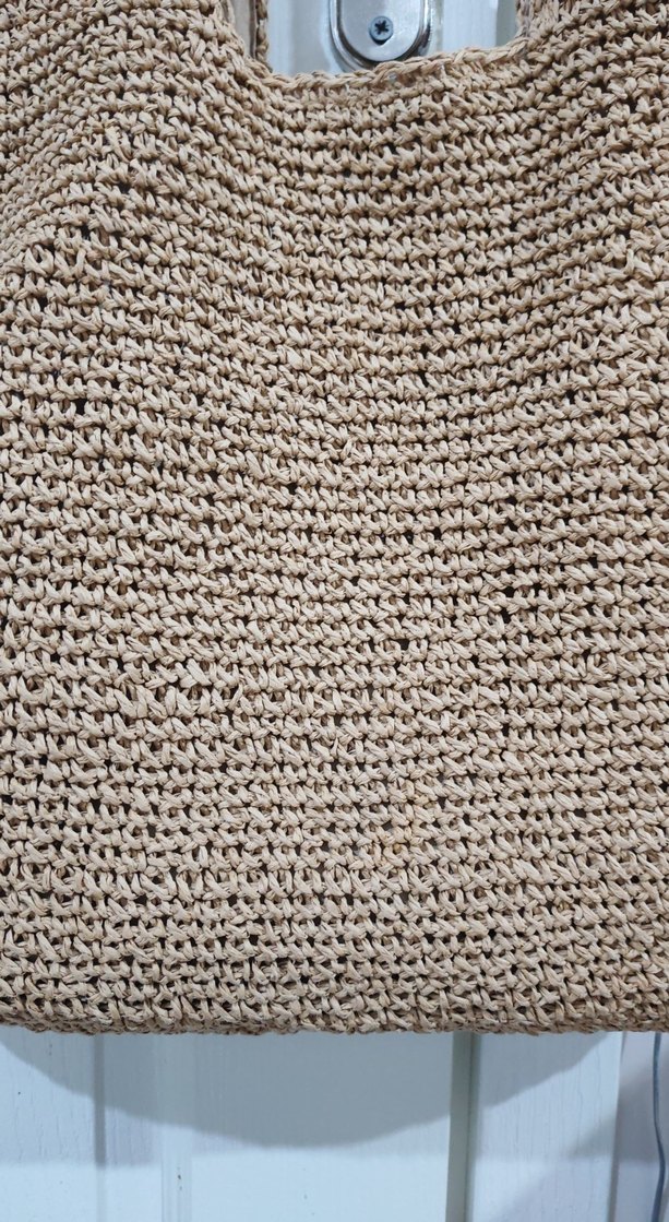 Bej Örgü Kadın Çanta - Görsel 2