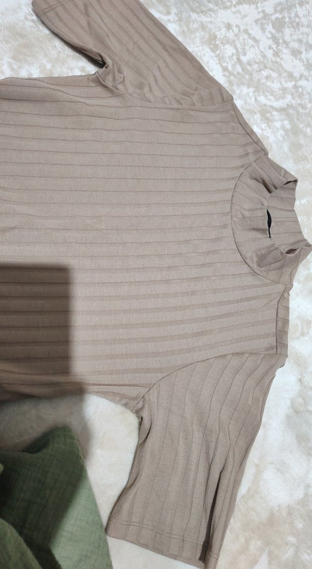 Bej Kadın Uzun Piliseli Elbise - Görsel 3