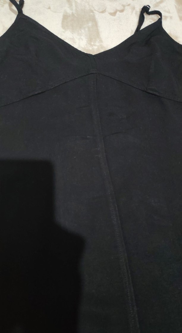 Kadın Siyah Uzun Straplez Abiye Elbise - Görsel 2