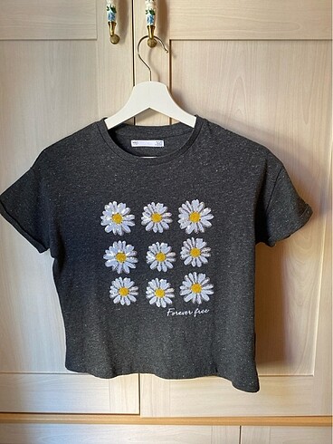 Pırıltılı papatyalı tshirt