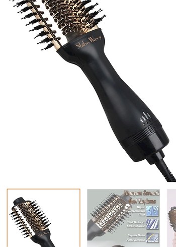 3'ü 1 Arada Saç Şekillendirici Beyaz - Görsel 5