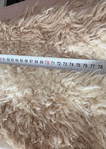 Bej Uzun Kadın Suni Kürk - Görsel 3