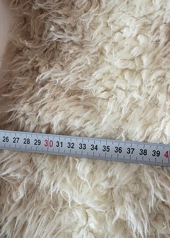 Bej Uzun Kadın Suni Kürk - Görsel 5