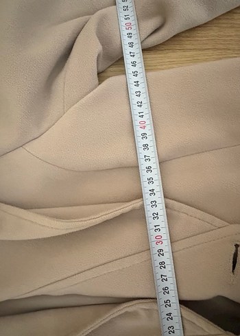 Pembe V Yakalı Midi  Bluz - Görsel 9