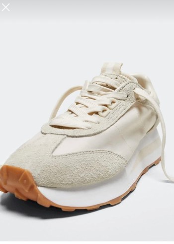 Beyaz Kadın Günlük Sneakers - Görsel 3