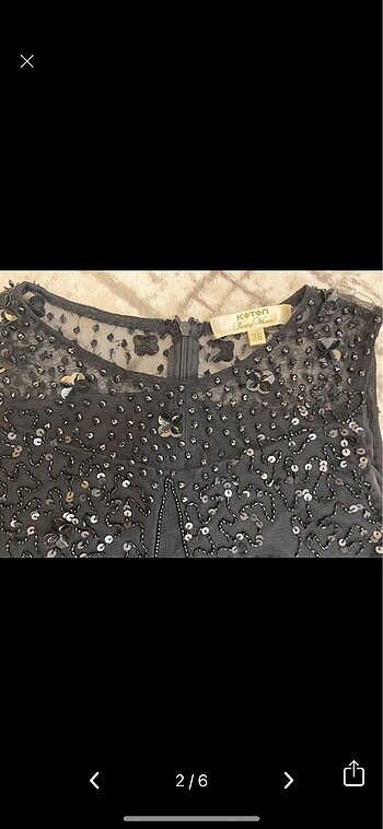 Payetli pullu elbise - Görsel 5