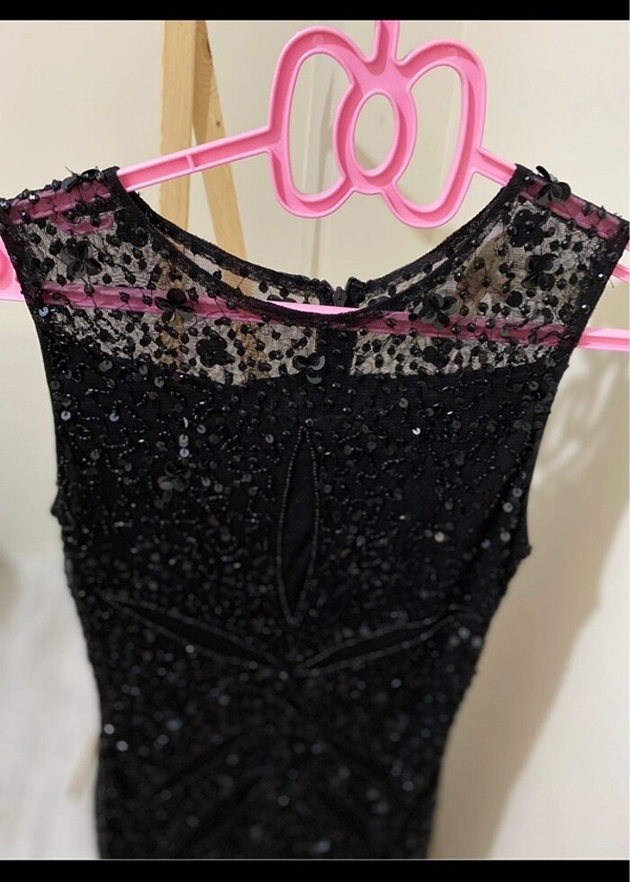 Payetli pullu elbise - Görsel 3