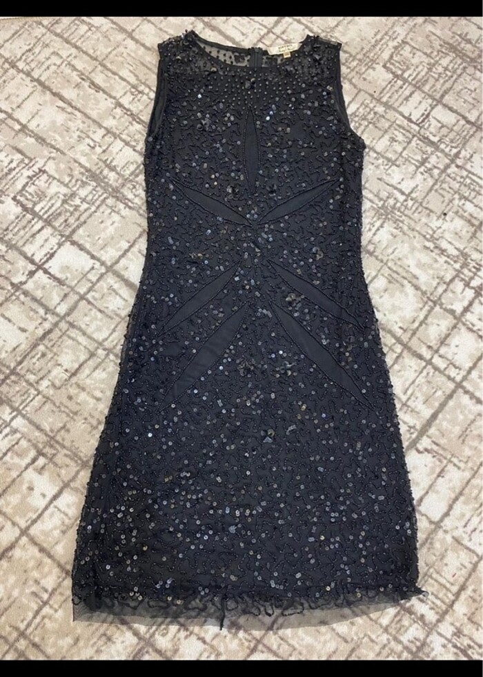 Payetli pullu elbise - Görsel 4