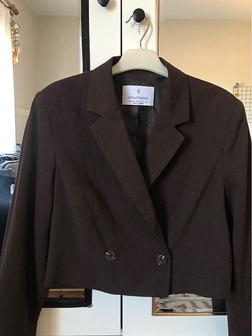 m Beden kahverengi Renk Stradivarius blazer ceket