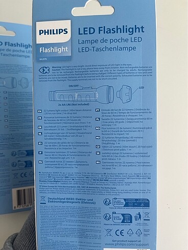  Beden PHILIPS EL FENERİ SFL3175