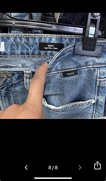 m Beden mavi Renk Mavi jeans defolu bedenleri var