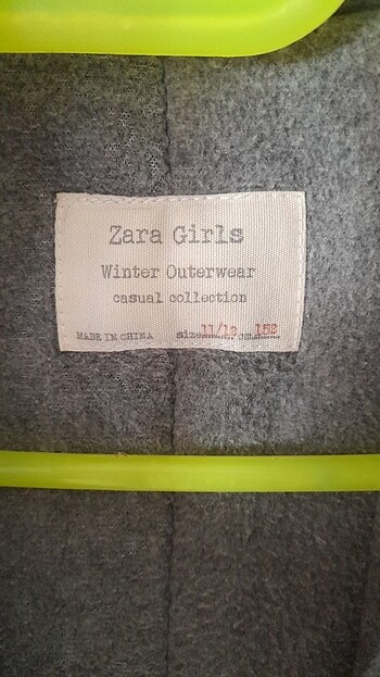 Zara Zara kız çocuk montu 
