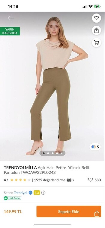 Trendyolmilla pantolon