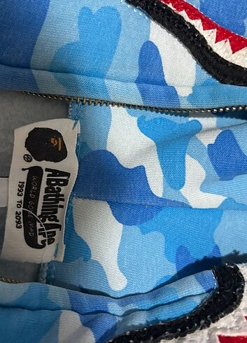 13-14 Yaş Beden mavi Renk Bape Hırka 