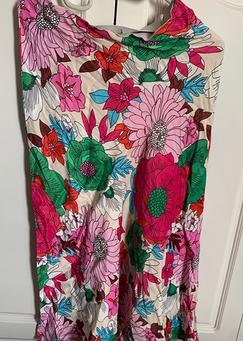 Çiçek Desenli Uzun Etek - Görsel 2