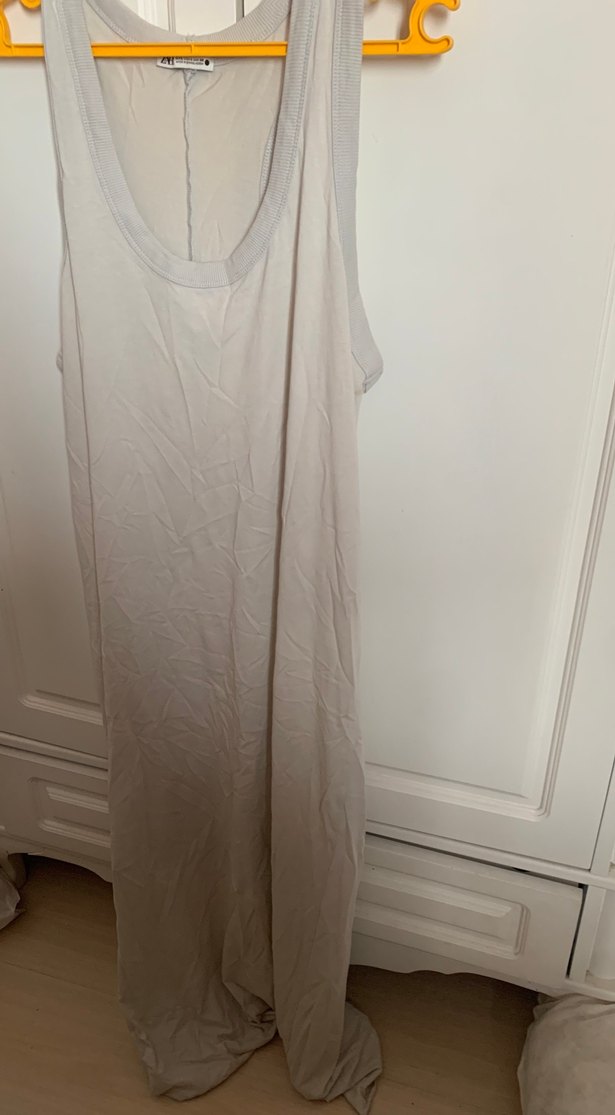 Kolsuz Uzun penye Elbise - Görsel 2