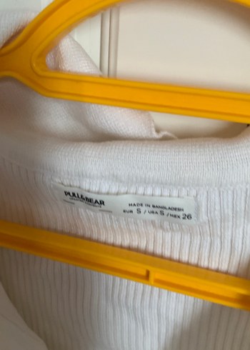 Beyaz V Yaka Uzun Kollu Triko Kadın Kazak - Görsel 2